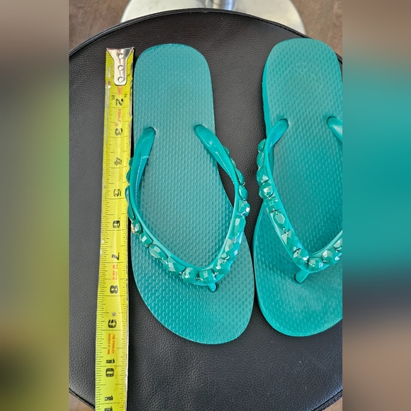 Tory Burch Sandals BEAUTIFUL Emerald Green Color - Picture 4 of 4